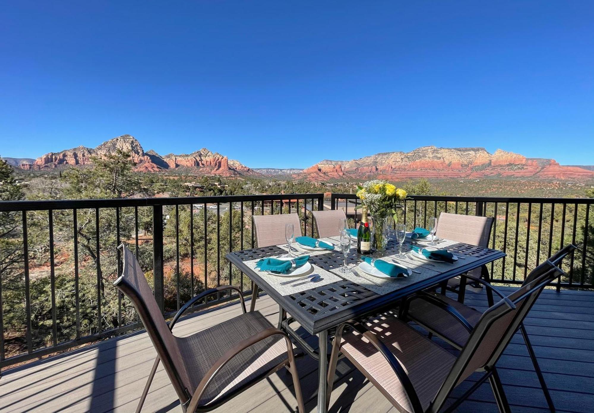 Awe Inspiring Red Rock Views With Hot Tub! Villa Sedona Exterior photo